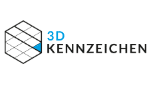 This is a logo of the store 3D-kennzeichen